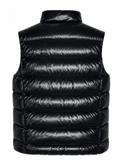 Moncler Vintage Down Vest — Black · Size 3 · Women's