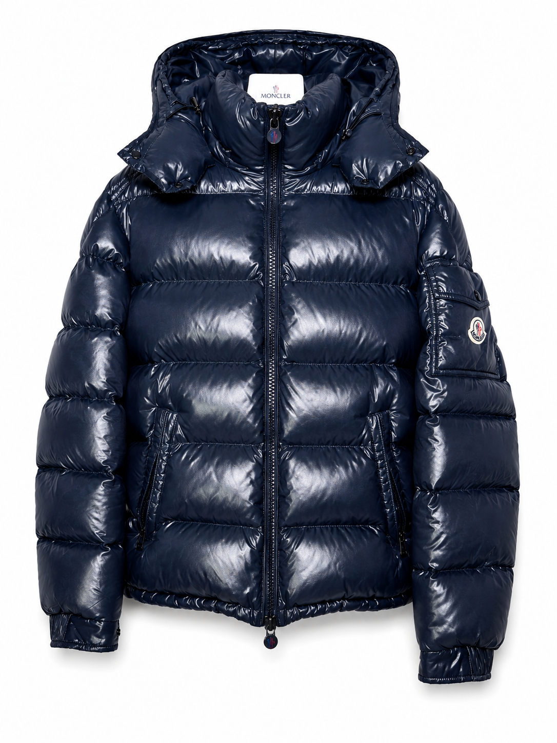 Moncler Maya Short Down Jacket — Vintage · Navy · Size 1 · Men's