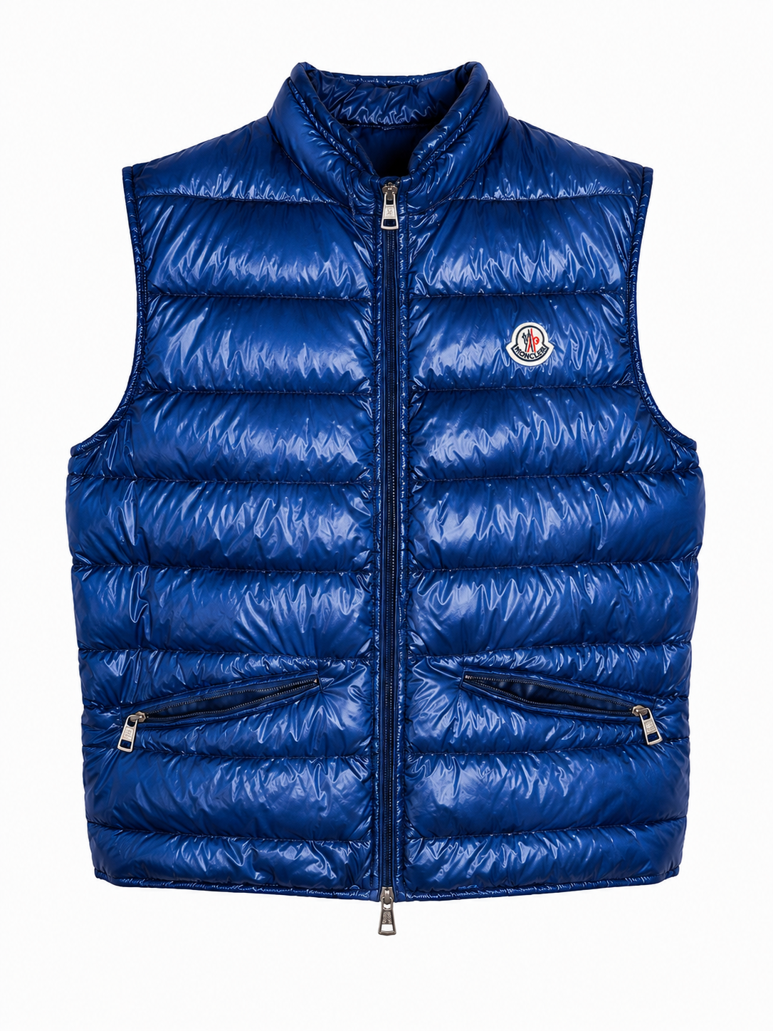 Moncler Vintage Down Vest — Royal Blue · Size 3 · Men's