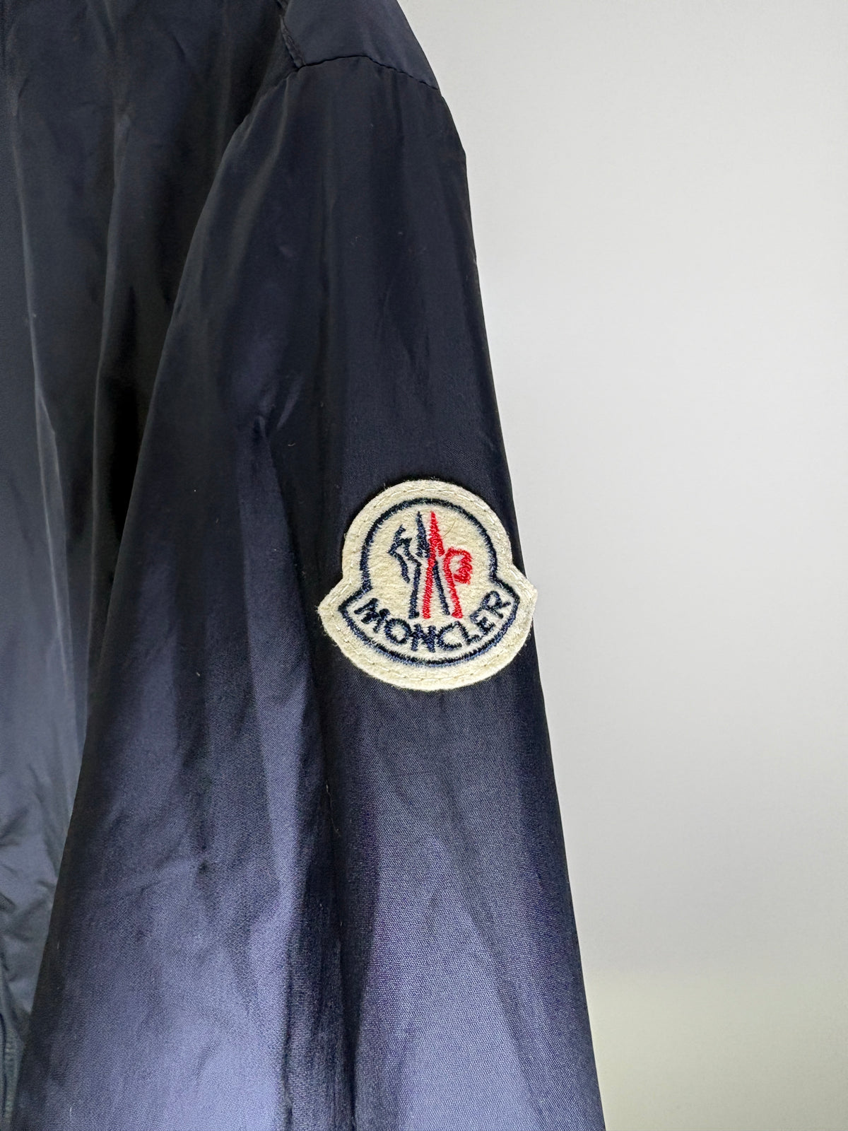 Moncler Vintage Nylon Blouson Jacket — Marine Blue · Size 3 · Men's