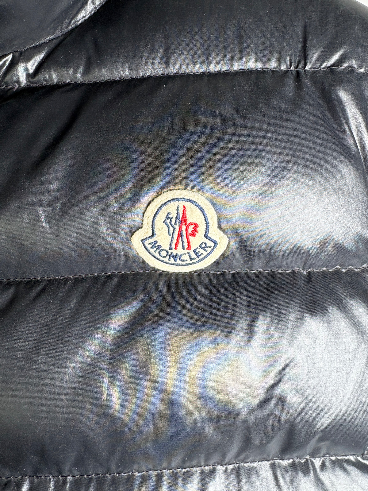 Moncler Vintage Down Vest — Black · Size 3 · Women's