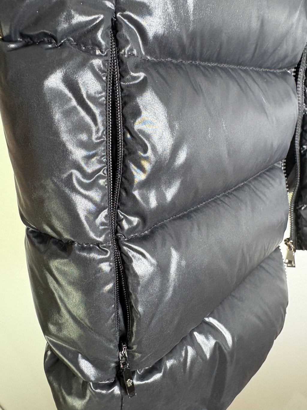 Moncler Vintage Down Vest — Black · Size 3 · Women's