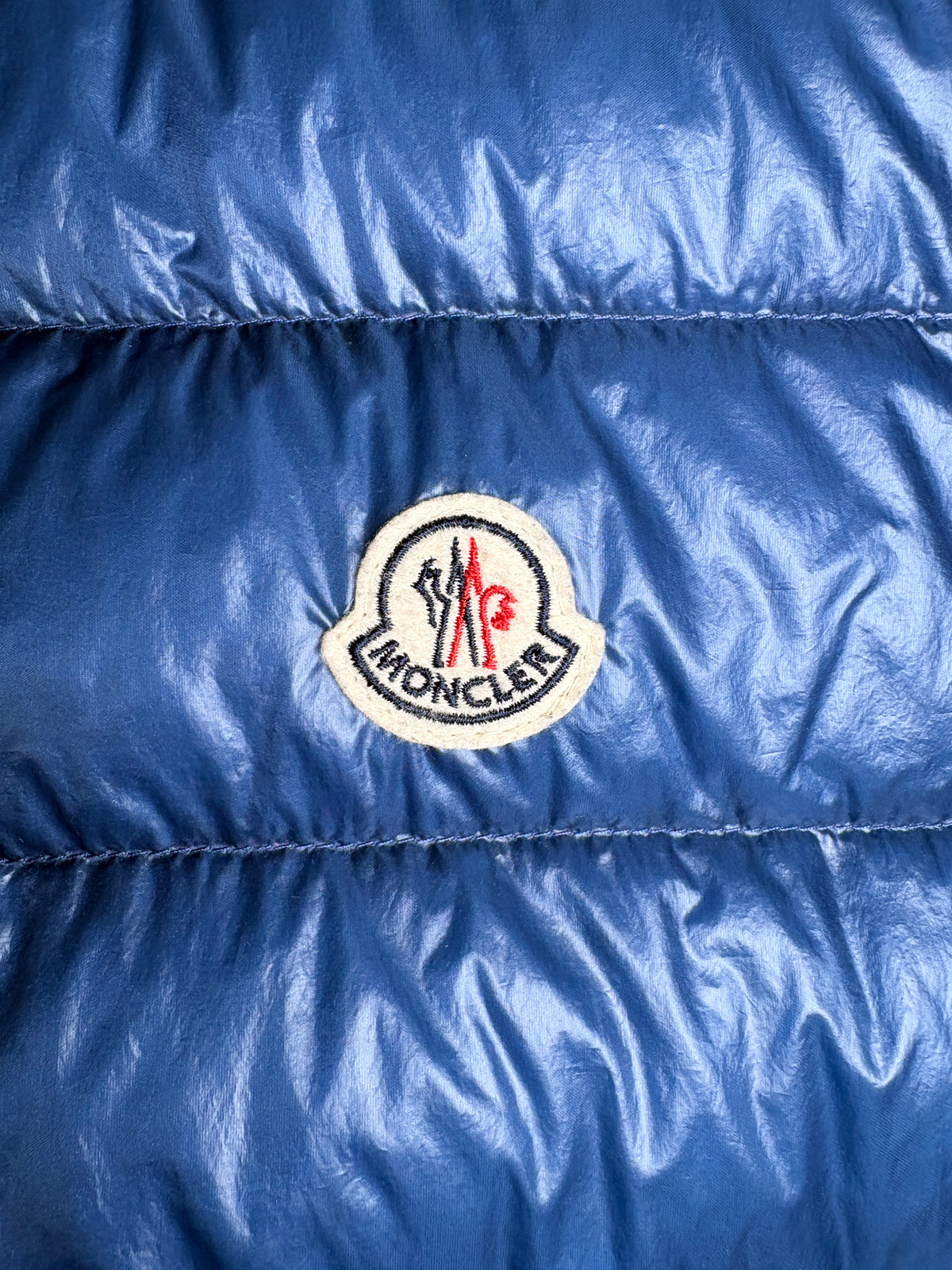 Moncler Vintage Down Vest — Royal Blue · Size 3 · Men's