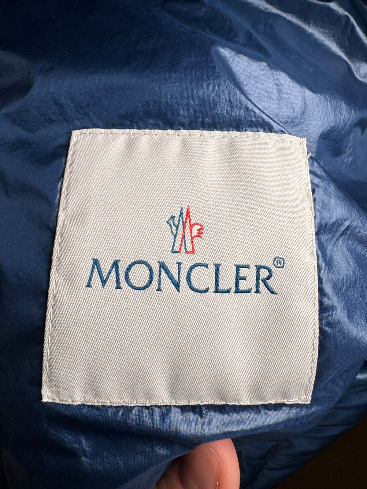Moncler Vintage Down Vest — Royal Blue · Size 3 · Men's