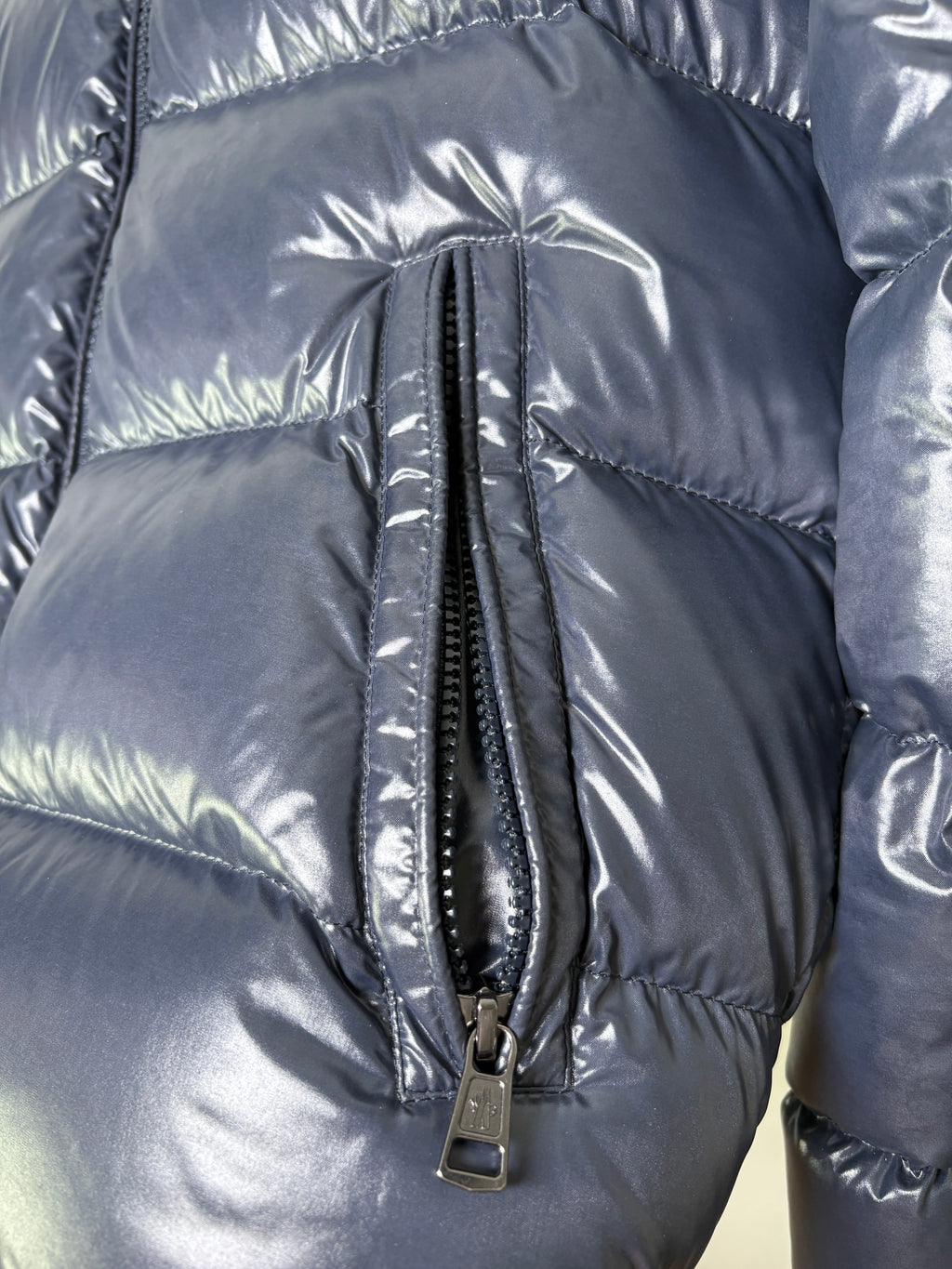 Moncler Maya Short Down Jacket — Vintage · Navy · Size 1 · Men's