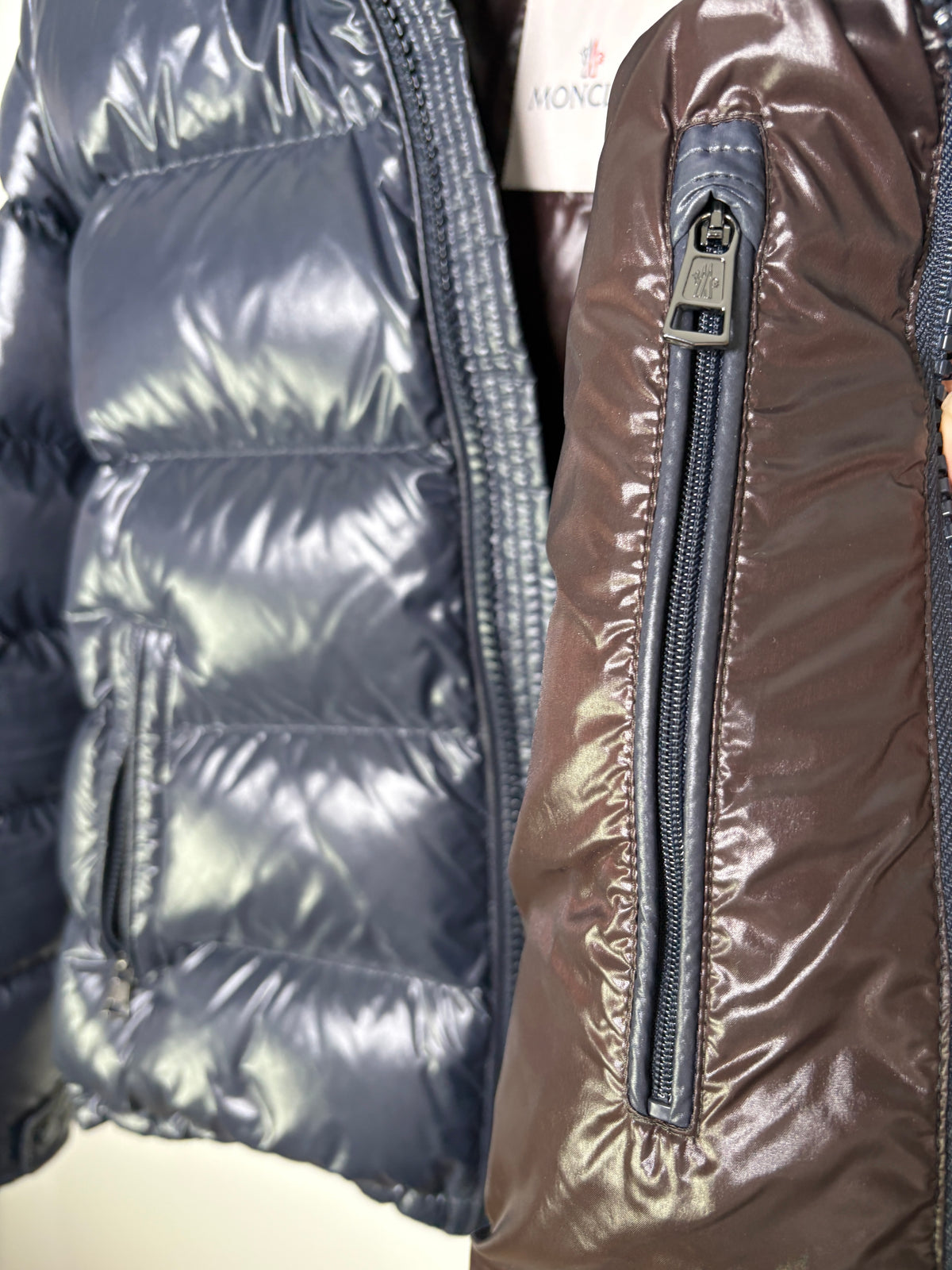 Moncler Maya Short Down Jacket — Vintage · Navy · Size 1 · Men's
