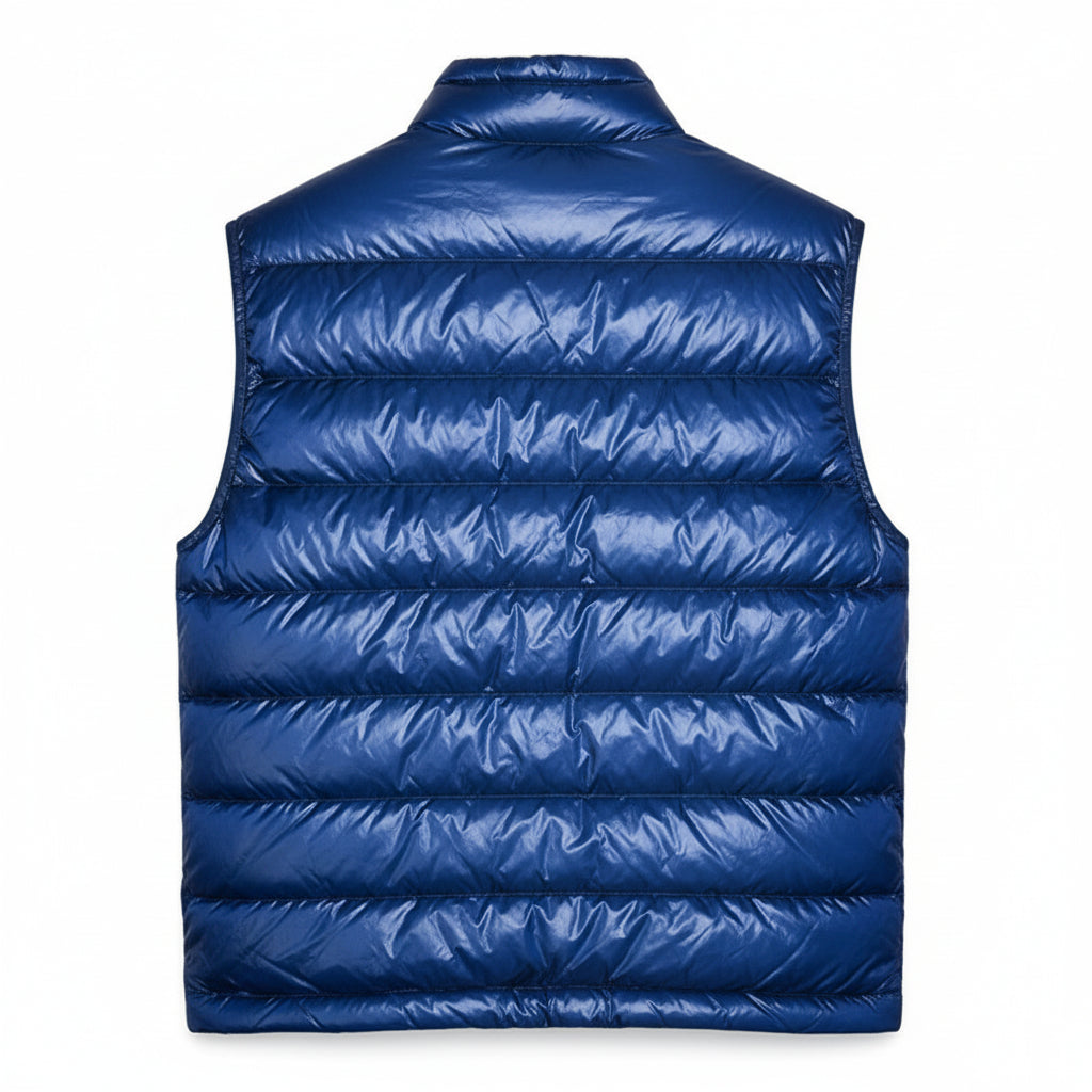 Moncler Vintage Down Vest — Royal Blue · Size 3 · Men's