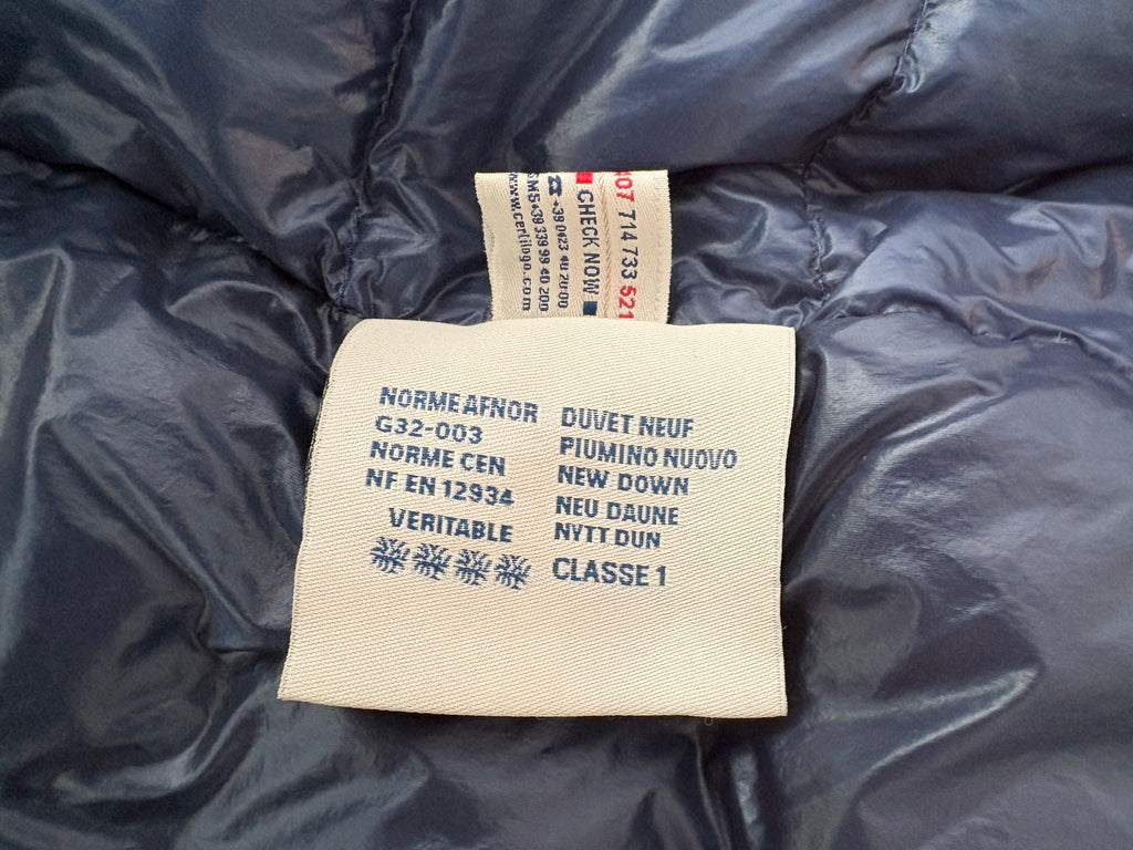 Moncler Vintage Down Vest — Royal Blue · Size 3 · Men's